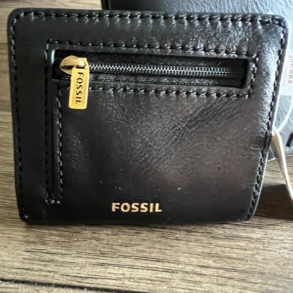 Fossil Black Crossbody Bag with Geometric Studs - Picture 4 of 16